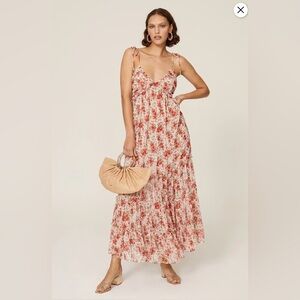 MISA LOS ANGLES FALLON FLORAL MAXI DRESS (x-small)